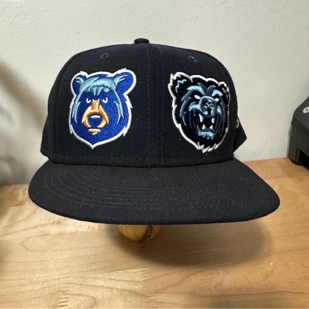 2 Bears 1 Cave Fitted New Era Hat Size 8 Tom Segura Bert Kreischer PROMO RARE